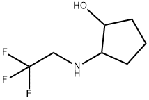 Cyclopentanol, 2-[(2,2,2-trifluoroethyl)amino]- Structure