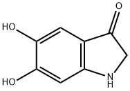 3H-Indol-3-one, 1,2-dihydro-5,6-dihydroxy- Struktur