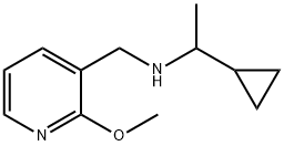 3-Pyridinemethanamine, N-(1-cyclopropylethyl)-2-methoxy-|