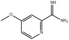 2-Pyridinecarboximidamide, 4-methoxy- Structure