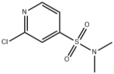 4-Pyridinesulfonamide, 2-chloro-N,N-dimethyl- Structure