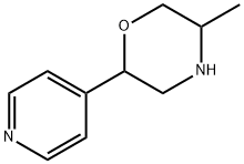 Morpholine, 5-methyl-2-(4-pyridinyl)- Struktur