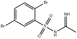 N'-(2,5-dibromobenzenesulfonyl)ethanimidamide|