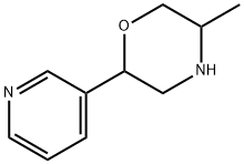 Morpholine, 5-methyl-2-(3-pyridinyl)-,1181570-75-1,结构式