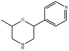 Morpholine,2-methyl-6-(4-pyridinyl)- Structure