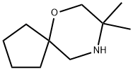 6-Oxa-9-azaspiro[4.5]decane, 8,8-dimethyl- Structure