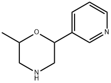 Morpholine, 2-methyl-6-(3-pyridinyl)- Structure