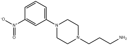 4-(3-Nitrophenyl)-1-piperazinepropanamine Struktur