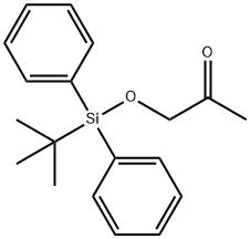 2-Propanone, 1-[[(1,1-dimethylethyl)diphenylsilyl]oxy]- Structure