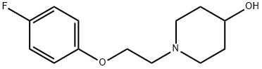 4-Piperidinol, 1-[2-(4-fluorophenoxy)ethyl]- Structure