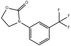 3-(3-(三氟甲基)苯基)噁唑烷-2-酮, 118176-50-4, 结构式