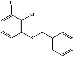 benzyl(3-bromo-2-chlorophenyl)sulfane(WX191514) Structure