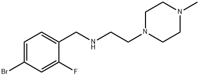 [(4-Bromo-2-fluorophenyl)methyl][2-(4-methylpiperazin-1-yl)ethyl]amine Structure