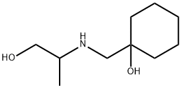 Cyclohexanol, 1-[[(2-hydroxy-1-methylethyl)amino]methyl]- 化学構造式