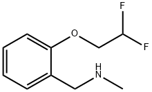 1-[2-(2,2-difluoroethoxy)phenyl]-N-methylmethanamine Structure