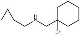 Cyclohexanol, 1-[[(cyclopropylmethyl)amino]methyl]- Structure