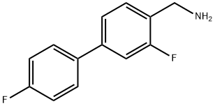 [1,1'-Biphenyl]-4-methanamine, 3,4'-difluoro- Structure