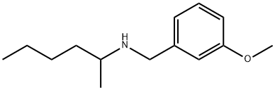 Benzenemethanamine, 3-methoxy-N-(1-methylpentyl)-|N-(3-甲氧基苄基)己烷-2-胺