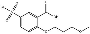 Benzoic acid, 5-(chlorosulfonyl)-2-(3-methoxypropoxy)-|5-(氯磺酰基)-2-(3-甲氧基丙氧基)苯甲酸