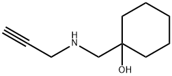 Cyclohexanol, 1-[(2-propyn-1-ylamino)methyl]- Struktur