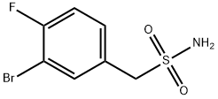 Benzenemethanesulfonamide, 3-bromo-4-fluoro- 化学構造式