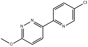 5-Chloro-2-(6'-methoxy-3'-pyrimidyl)pyridine Structure