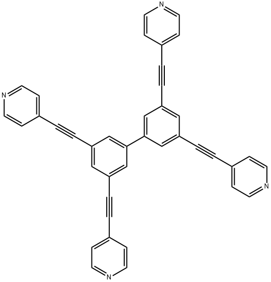 1185909-06-1 3,3,5,5-四(吡啶-4-基乙炔基)-1,1-联苯