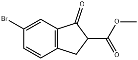 6-溴-2,3-二氢-1-氧代-1H-茚-2-羧酸甲酯,1186048-01-0,结构式