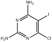 6-氯-5-碘嘧啶-2,4-二胺,1186093-86-6,结构式