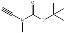 乙炔基(甲基)氨基甲酸叔丁酯, 1186614-88-9, 结构式