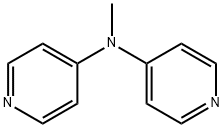N-甲基-N-(吡啶-4-基)吡啶-4-胺 结构式