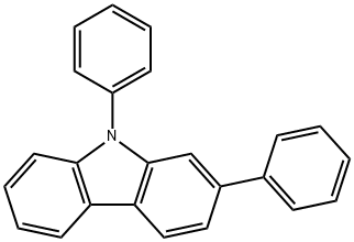 9H-Carbazole, 2,9-diphenyl- 化学構造式