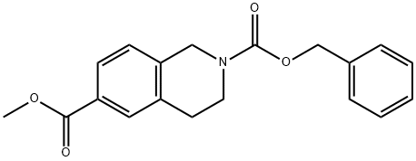 2,6(1H)-Isoquinolinedicarboxylic acid, 3,4-dihydro-, 6-methyl 2-(phenylmethyl) ester|