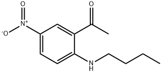 Ethanone, 1-[2-(butylamino)-5-nitrophenyl]-,1187396-03-7,结构式