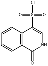 4-Isoquinolinesulfonyl chloride, 1,2-dihydro-1-oxo- Structure
