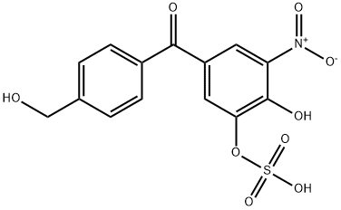 4’-Hydroxymethyl Tolcapone Sulfate Structure