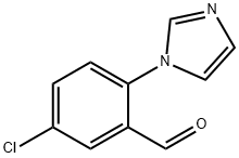 Benzaldehyde, 5-chloro-2-(1H-imidazol-1-yl)- Struktur