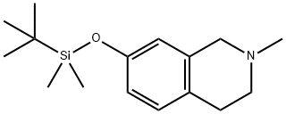 Isoquinoline, 7-[[(1,1-dimethylethyl)dimethylsilyl]oxy]-1,2,3,4-tetrahydro-2-methyl- Structure