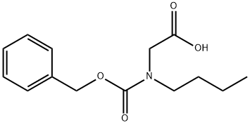 Glycine, N-butyl-N-[(phenylmethoxy)carbonyl]- Struktur