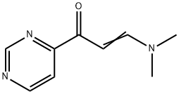 2-Propen-1-one, 3-(dimethylamino)-1-(4-pyrimidinyl)- Struktur