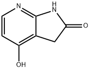 4-Hydroxy-7-aza-2-oxindole Struktur