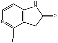 4-氟-1H-吡咯并[3,2-C]吡啶-2(3H)-酮 结构式