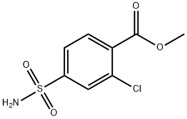 Methyl 2-Chloro-4-sulfamoylbenzoate Structure