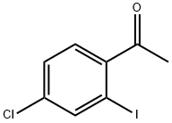 Ethanone, 1-(4-chloro-2-iodophenyl)- Struktur