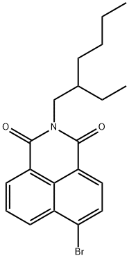8-bromo-3-(2-ethylhexyl)-3-azatricyclo[7.3.1.0,13]trideca-1(13),5,7,9,11-pentaene- 化学構造式