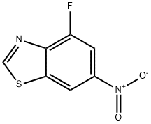 4-fluoro-6-nitro-1,3-benzothiazole 化学構造式