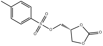 (R)-(2-氧代-1,3-二氧戊-4-基)甲基-4-甲基苯磺酸 结构式