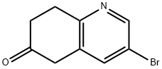 3Bromo-7,8-dihydroquinolin-6(5H)-one Struktur