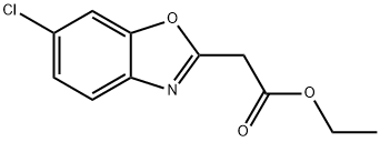 2-Benzoxazoleacetic acid, 6-chloro-, ethyl ester 结构式