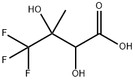 Butanoic acid, 4,4,4-trifluoro-2,3-dihydroxy-3-methyl- Struktur